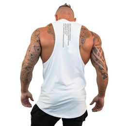 Mens Tank Tops Brand Casual Fashion Clothing Bodybuilding Cotton Gym Män ärmlös undertröja Fitness Stringer Muscle Workout Vest 230531