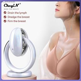 EMS Electric Breast Massager Sonic Nano-red Light Breast Enhancement Machine Anti Sagging Relieve Mastiti Pain Chest Massage L230523