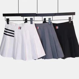 skirt Women's College Style Haruku Golf Skirt Women Short Tennis Badminton Training Sports Skirt High Waist Striped Skirt