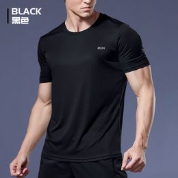 Men's T-Shirts Black Compression Men T-shirts workout Sports Running T-shirt Short Sleeve Quick Dry Tshirt Fitness Exercise Gym Clothing 230601