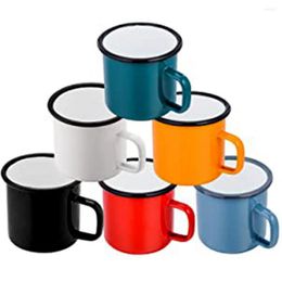 Mugs 350Ml Outdoor Camping Hiking Tea Mug Cup Stainless Steel Coffee Water Milk Office School Gift Useful Drop