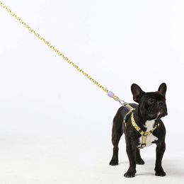 Leashes Dog Leashes for Small Medium Sizes, Brilliant Yellow Colour and Flash Styles, High Quality Durable Metal Hook