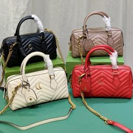 Designer Handbags Purse Tote Bag Chain Crossbody Bag Genuine Leather Key Lock Zipper Closure Internal Zipper Pocket Fashion Letters Plain Women Handbag