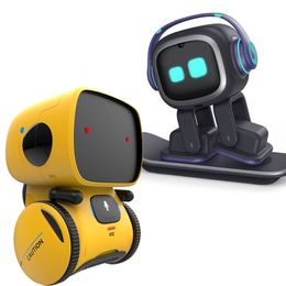 Robot RC Robot intelligenti Emo Robot Danza Comando vocale Controllo tattile Canto Danza Robot parlanti Robot interattivo Giocattolo Regalo per bambini 230601