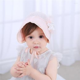 Hats Korean Summer Born Baby Flower Princess Hat Breathable Toddler Sun Beanie Gift