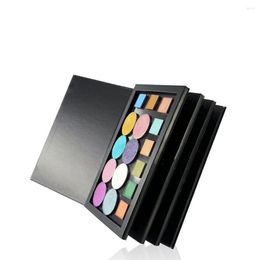 Storage Bottles Empty 3 4 Layer Magnetic Cardboard Large Eye Shadow Palette Lipstick Replacement DIY Free Combination Sub Packing Blush Box