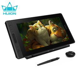 Tablets HUION Kamvas Pro 13 Graphic Drawing Tablet Display Monitor with Express Keys Touch Bar 8192 Levels Tilt Support BatteryFree Pen