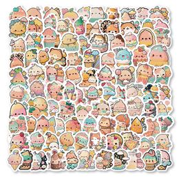 100PCS Mini Stickers Ice Cream For Skateboard Car Baby Scrapbooking Pencil Case Diary Phone Laptop Planner Decoration Book Album Kids Toys DIY Decals