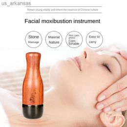 Dropshipping USB Natural Stone Face Lift Massager Electric Heating Gua Sha Massage Wrinkle Removal Beauty Skin Care Tools Spa L230523