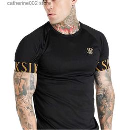 Men's T-Shirts Men Fitness Slim Fit Sports Brand T-shirt leisure O Neck Short Sleeve T Shirt Male Fashion Tees Tops Summer street Gym Clothing T230601