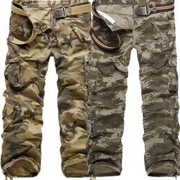 Pants Water Waves Camouflage Trousers Military Tactical Pants Men Multipocket Washed Overalls Male Cargo Pants for Men,size 2840