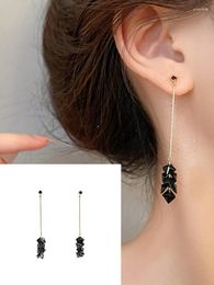 Dangle Earrings Korean Fashion Elegance Classic Tassel Long Chain Drop for Women Festival Wedding Daily Life Jewelry