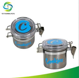 SmokeTec Stainless Steel Pipe with 55mm Height, Vacuum-sealed Moisture-proof Storage Tank - Durable, Easy to Clean, Perfect for Tobacco and Herbs