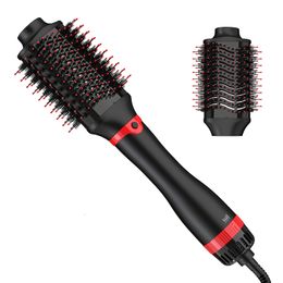 Curling Irons LISAPRO 2 IN 1 One Step Hair Dryer and Volumizer Hair Straightener Air Brush Hair Curler Hair Beauty and Health Styling 230531