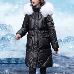 Women's Jackets Womens Coat Tan Women's 2023 Long Winter Vest With Hood Sleeve Warm Down Pockets Quilted Jacket