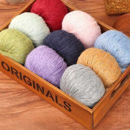 Yarn 25g sequin yarn cardigan crochet Diy scarf thread bead Mohair hand knitted sweater shawl packaging plush P230601