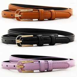 Belts Women's Belt Cummerbunds For Women Dress Apparel Lady Pu Leather Black Waist Sliver Buckle Cinturon Mujer