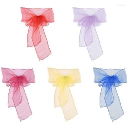 Storage Bags Organza Banquet Chair Sash Anti Wear Sashes For Party Wedding