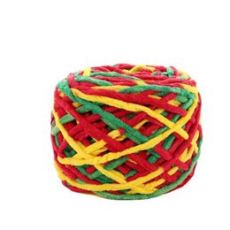 72 Rainbow Color 165g/Ball Yarn for Knitting Velvet Thick Thread Crochet Bag Carpet Scarf Sweater Tufted Rope P230601