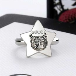 70% off designer jewelry bracelet necklace Xiao women's products Joseph five pointed star cat's head ring