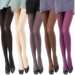 Women Socks Colourful Woman Sexy Tights Candy Colour Pantyhose Multicolour Velvet Seamless Long Stockings Oversized