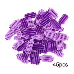 Hair Pins 45pcs Hair Rollers Root Fluffy Clamps Wave Perm Rod DIY Bars Corn Clips Corrugation Curlers Styler for Women Hair Curler Curling 230531