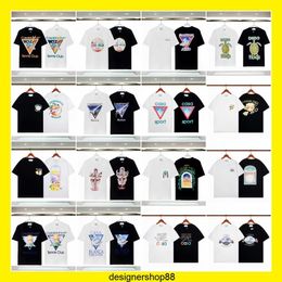 Ceseblanca Men's T-shirts Spring/summer 23 New Paradise Gate Star Castle Casa Letter Short Sleeve Couple T-shirt