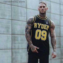 Men's T-Shirts Male Summer Casual Vest Men Bodybuilding Tank Tops Gym Workout Fitness breathable Sleeveless shirt Clothes Stringer Singlet T230601