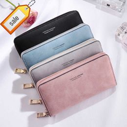 Multi-functions long style women purse large capacity ladies smart wallet leather PU card wallet good quality