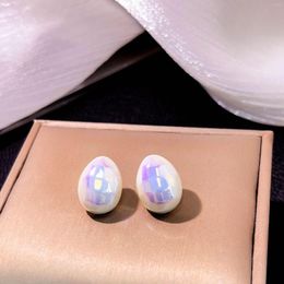 Stud Earrings 925 Silver Needle Retro Dazzle Drop Pearl 2023 Fashion Korean Sweet Female Mini Accessories Wholesale