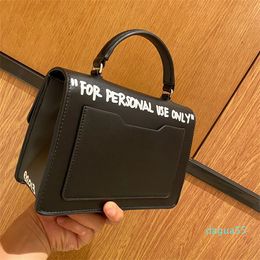 Fashion Top handle off graffiti messenger bag womens tote handbag Hobo Designer Shoulder bag Leather satchel mens purse