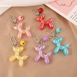 Cute Acrylic Bubble Puppy Keychain Pendant Creative Ladies Cartoon Animal Car Bag Keychains Jewellery Accessories Gift