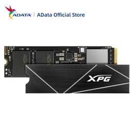 Drives XPG ADATA internal solid state drive GAMMIX S70 Blade 2TB PCIe Gen4x4 M.2 2280 SSD black heat sink 3D graphics processing h