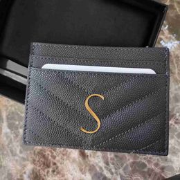 Mini card holder Coin Purses Key Wallets wallet Bank cards Metal Men Women's luxury Genuine Leather Luxurys designer handbag Clutch Coin Holders credit