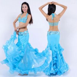 Stage Wear Design 2pieces Or 3pieces Luxury Belly Dancing Costumes Sexy Tribal Dance Outfits Suits S/M/L 4 Colors