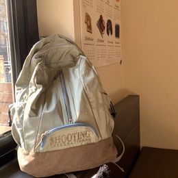 Large Capacity Shoulder Bag Student Schoolbag New Leisure Fashion Women Backpack Waterproof Nylon Backpack Travel Bag