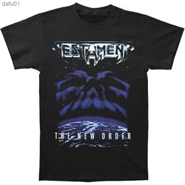 Testament Men The New T-Shirt Black Men T Shirts Summer Style Fashion Swag Men T Shirts Interesting Top Tee L230520