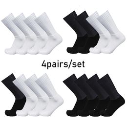 Sportsocken 4 Paare/Satz Aero Pure Color Radfahren Sportsocken Silikon Rutschfest Pro Racing Fahrradsocken Sommer Cool Calcetines Ciclismo 230601