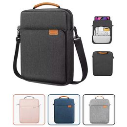 Case 913 Inch Tablet Sleeve Bag Handle Carrying Case with Shoulder Strap For iPad 9.7 10.2 7/8/9/10th 10.9 Pro 11 12 9 2022 Air 5 4