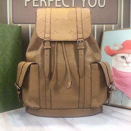 Backpack Sport Outdoor Packs Large Travel Handbags Tote Bag Genuine Leather detachable shoulder strap Embossed Letter Unisex Handbag Purse