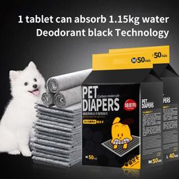 Diapers Carbon Molecule Super Absorbent Pet Diaper Training Pee Pads Disposable Healthy Nappy Mat For Cat Dog Deodorant Pet Supplies