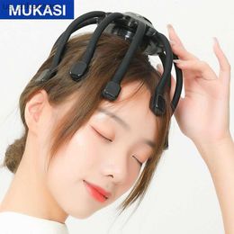 Octopus Scalp Head Massager Electric Massage Instrument With Bluetooth Music Vibration For Relax Stress Relief Improve Sleep L230523