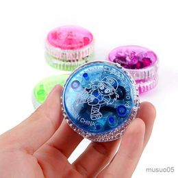 Yoyo New LED Flashing Yoyo Classic Kids Toys Magic Yoyo Plastic Yoyo Bearing with Spinning String Toys for Children