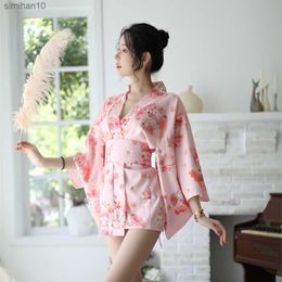 Japanese Kimono Cosplay Uniform Seduction Passion Suit Coquettish Fantasias Sexy Cute Erotic Pajamas Costumes Porno Sex Adult L230518