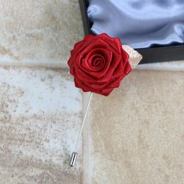 Brooches Fashion Luxury Handmade Flower Brooch Male Men And Women Boutonniere Suit Pins Accessories For Wedding Show Party Pin