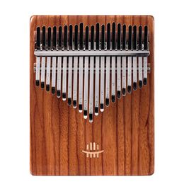 Thumb piano 21 keys bottom cut-out Gabon rose kalimba finger piano musical instrument suitable for children's gifts