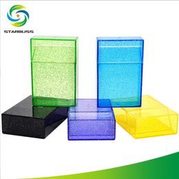 Smoking Pipes New popular plastic cigarette box, plastic transparent cigarette box, various Colours