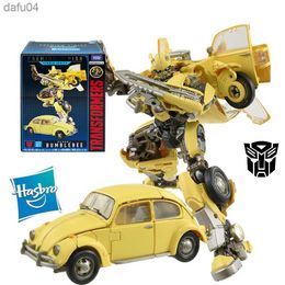 Transformers Studio Series Premium Finish PF-SS-01 Bumblebee 18Cm Voyager Class Original Action Figure Kids Toys Gift L230522