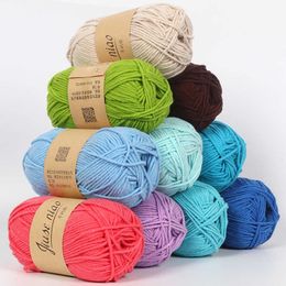 Yarn Milk cotton wool thread crochet soft yarn for clothing scarves hats DIY hand knitted accessories 50g/pc P230601