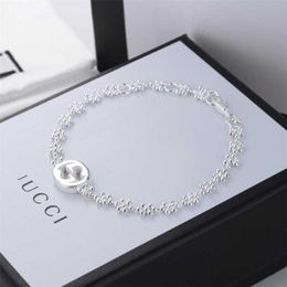 80% off designer Jewellery bracelet necklace ring snowflake 925 leisure style interlocking round bead trend women's Bracelet